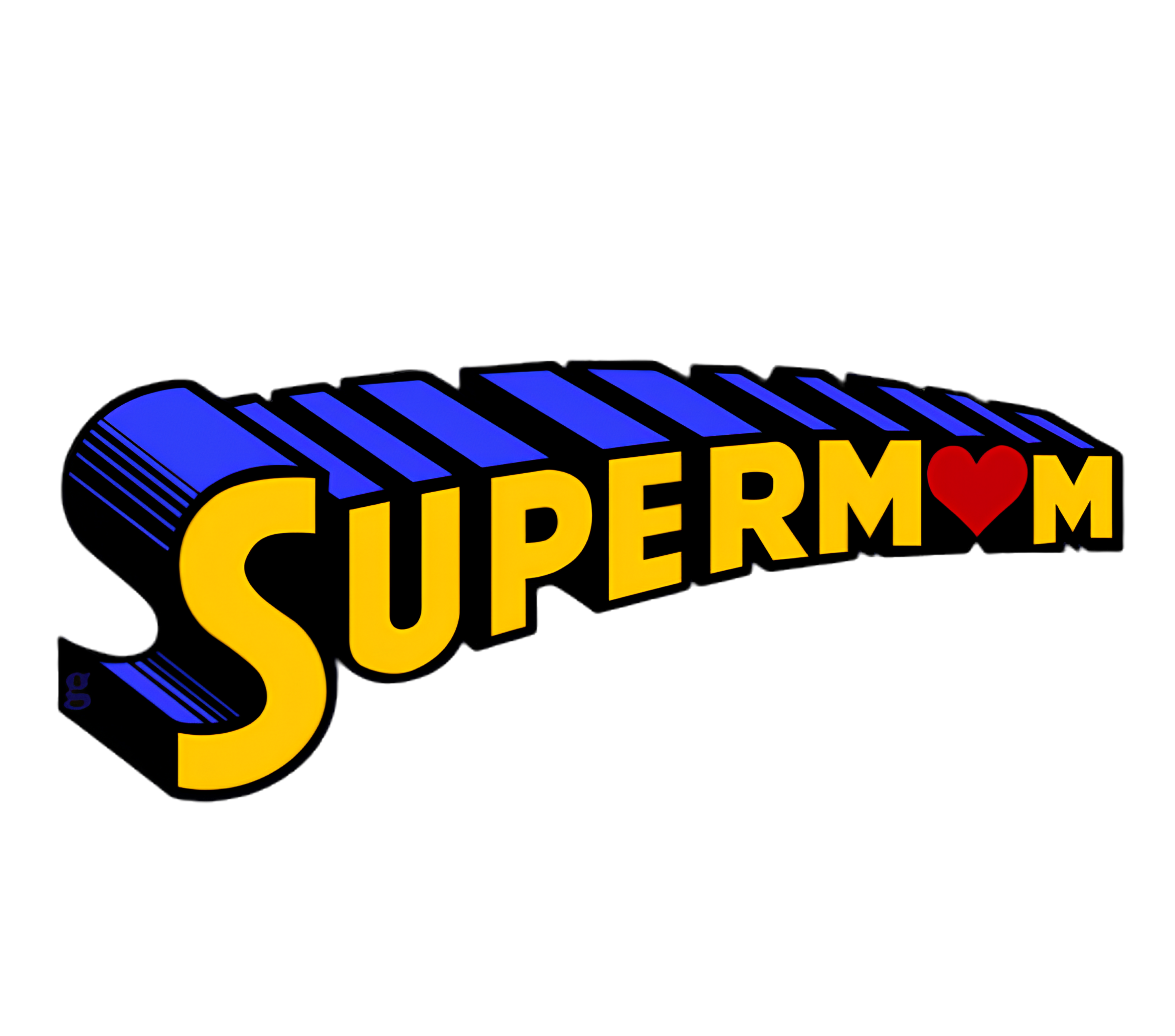 Supermom logo design